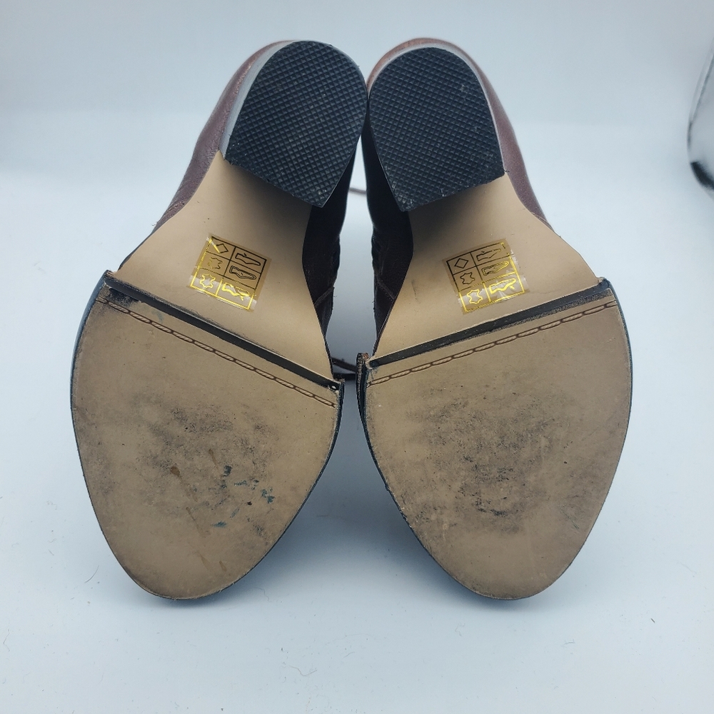 Jeffrey Campbell Brown Patchwork Platform Ankle B… - image 5